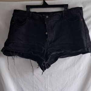 Old Navy Women's Black Denim Jean Shorts